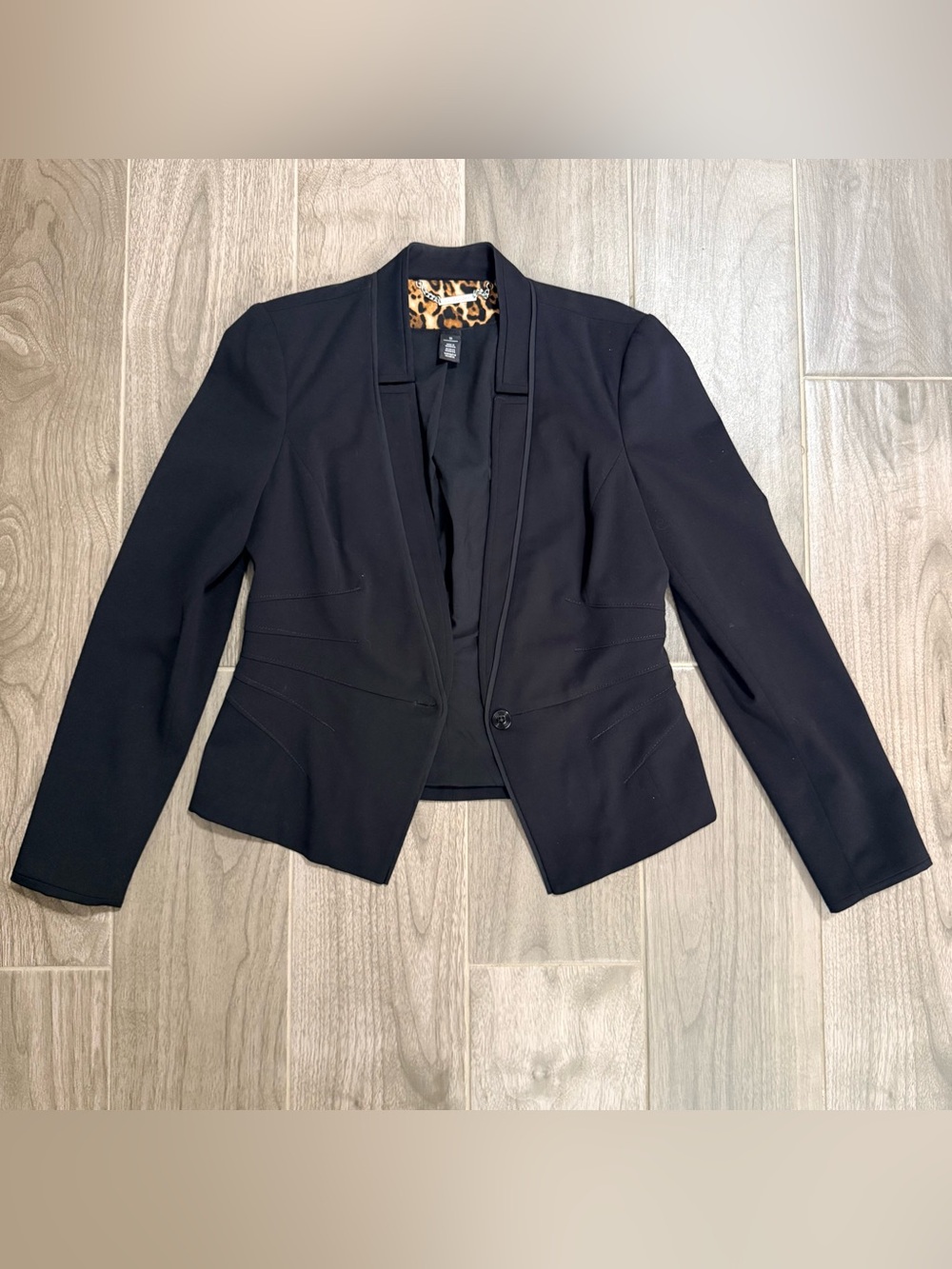 White House Black Market Black Blazer Size 10
